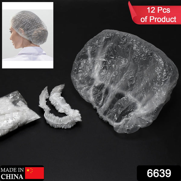 Waterproof plastic hair bath caps Shaadmartly wrapped