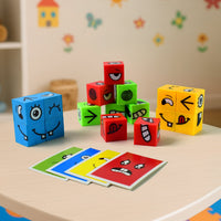 Face Expression Blocks Game Set for Children