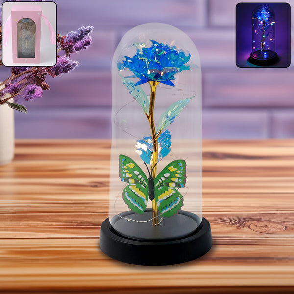 Twinkle Rose LED Light Dome