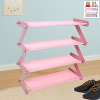 Shoe Rack Z-Shaped Four Layer (1 Pc / 4 Layer)