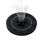 Fast Fountain by Pocket Hose - Solar-Powered - Instantly Adds a Water Feature Virtually Anywhere - 5 Spray Modes - No Installation or Batteries Required - Great for Bird Baths, Pools, Pond & More (1 Pc)