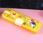 Cartoon Face LED Pencil Case
