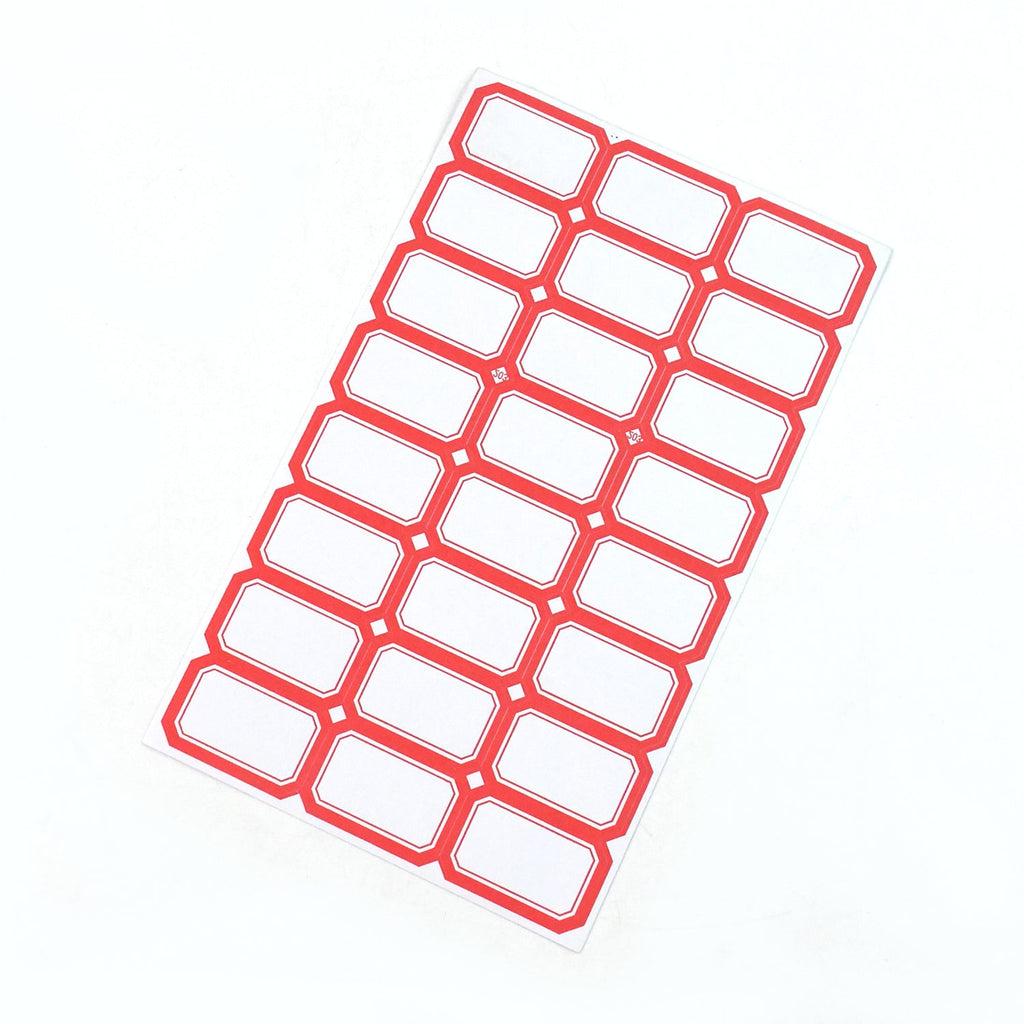 Multipurpose Writable Blank Label Sticker Sheets (1 Sheet)