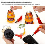 (SET OF 4PC) SCREWDRIVER SET, STEEL 31 IN 1 WITH 30 SCREWDRIVER BITS, PROFESSIONAL MAGNETIC DRIVER SET, B Grade