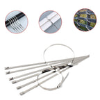 Stainless Steel Cable Ties for Solar & Home Use (100 Pc, 4.6x100mm)