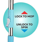 Adjustable Stainless Steel Mop Rod Set 120 cm