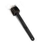 Black 2 Side Use Brush Scarp Cleaning Brush &  Wire Brush for Garage Use