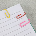 Vinyl-Coated Paper Clips - (10 Pc / Set)