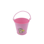 Small Metal Bucket for Plants & Decor (1 Pc, With Handle)