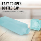 Square Plastic Water Bottle - 1000ml Leakproof BPA-Free Container for Office, Gym & Home (1 pc)