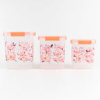 Organiza Floral Food Storage Set – 3 Pcs
