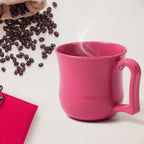 Premium Plastic Coffee / Tea Cups / Mug with Handle (1 Pc / With Color Box / Mix Color)