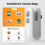 Mini Bag Sealer, 2 in 1 Seal & Cutter Heat Sealers