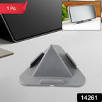 Grey Pyramid Phone Stand