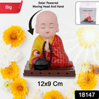 Solar Powered Moving Buddha