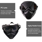 Motorcycle Goggles Off-Road Helmet Goggles Windproof Glasses Goggles Mask (1 Pc)