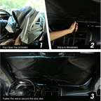 Foldable Car Windshield Sunshade for Heat Protection