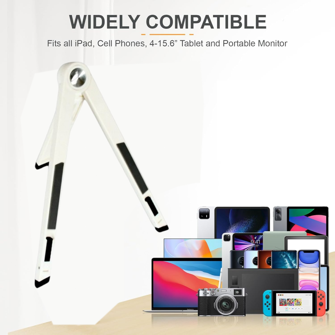 Slim Tablet Mobile Stand Adjustable Foldable Tablet Stand Scaffold (1 Pc)