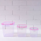 Kitchen Storage Container Set Of 3 Pcs (250, 500, 1000 ML)