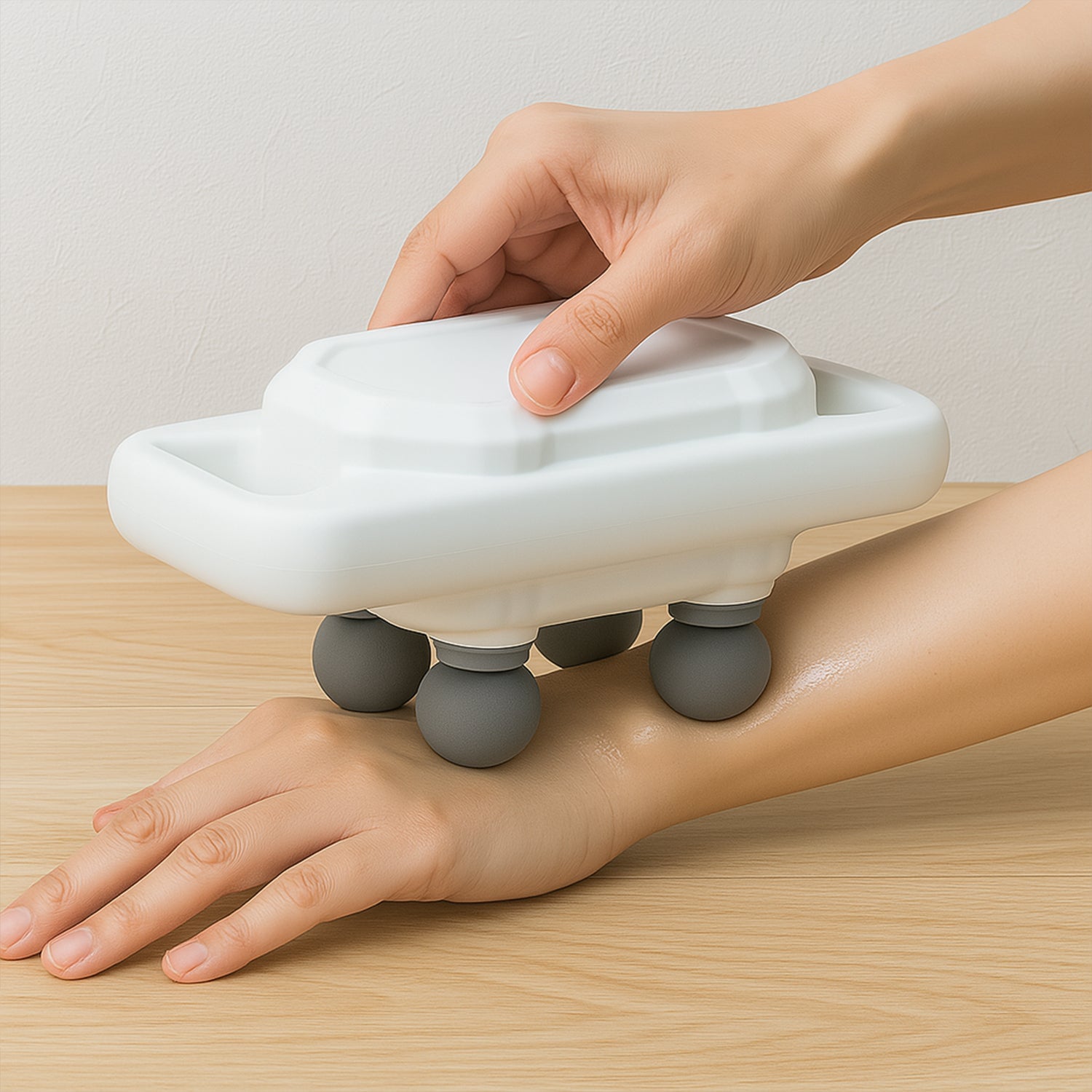 Handheld Full Body Massager 6-Head Massage Gun (1 Pc / Mix Color)