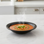 Premium Deep Black Curry Soup Serving Bowl (1 Pc)