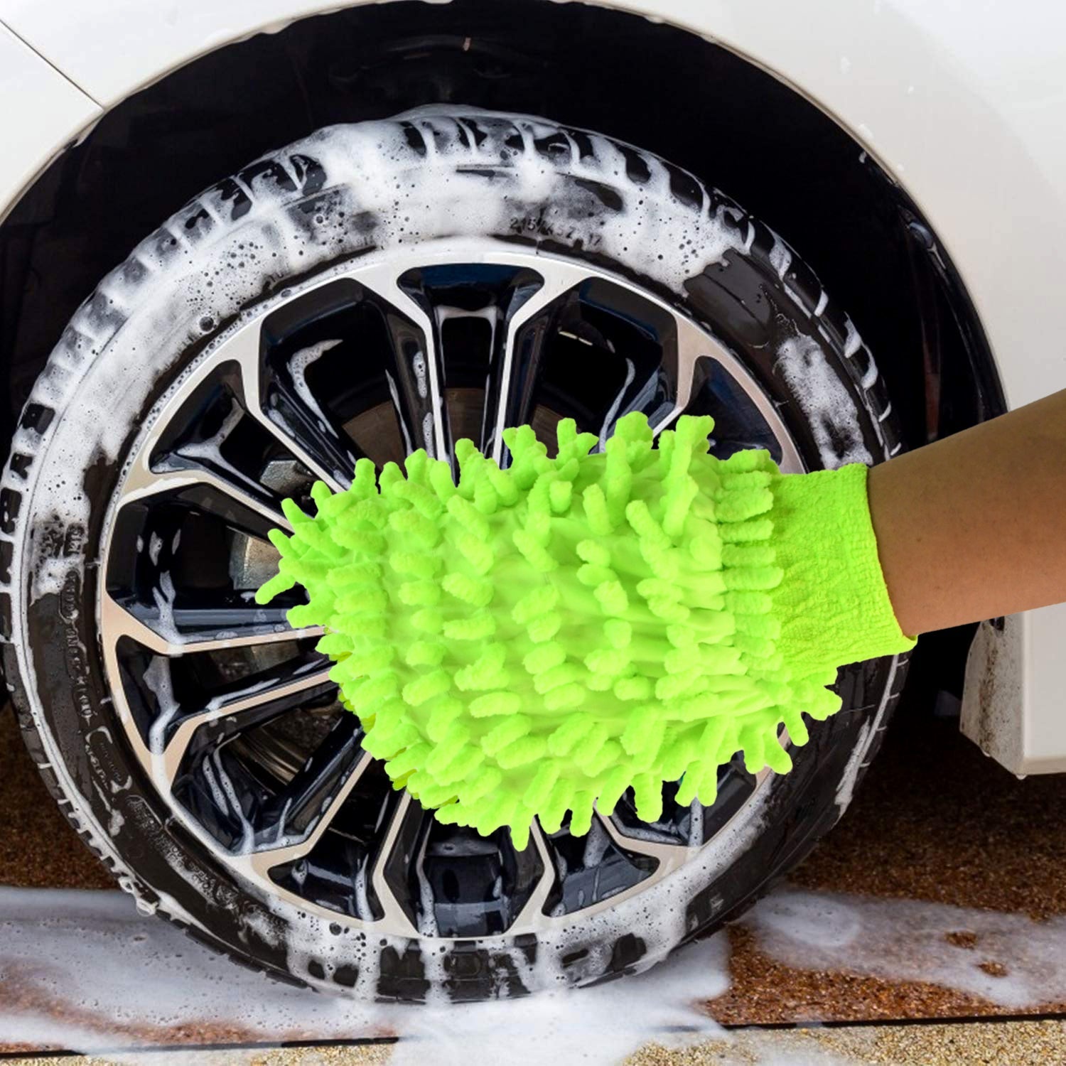 Microfiber Car Wash Glove Mitt For Car,Bike,Home & Surface