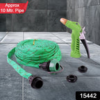 Heavy-Duty 10M Flexible Water Pipe with Jet Spray Gun