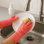 Reusable Waterproof Household Cleaning Gloves (45gm / 1 Pair)