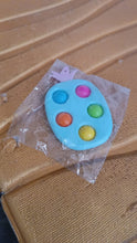 Silicone Push Pop Keychain Toy for Kids (1 Pc)