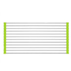 Foldable roll-up dish drying rack for kitchen sink