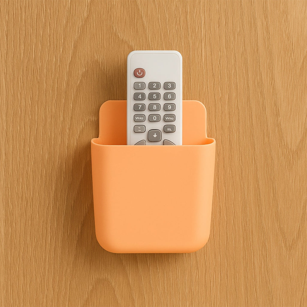 Wall Mounted Plastic Mobile Storage Pocket